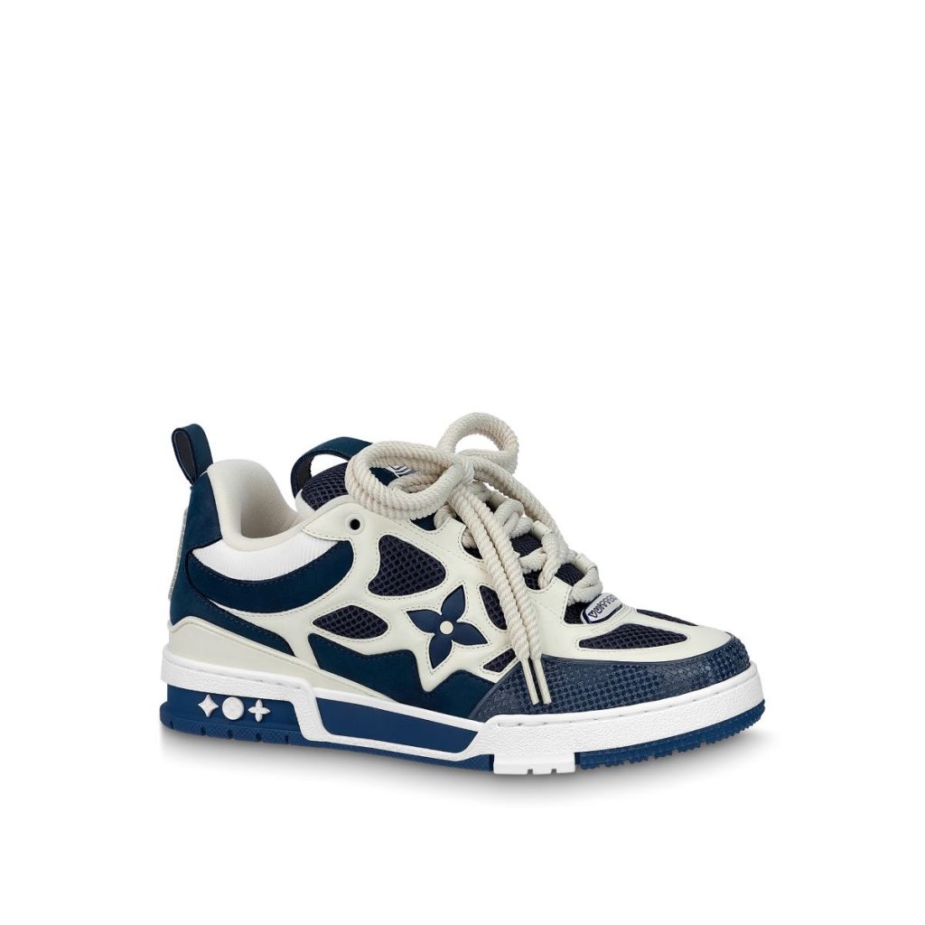 Louis Vuitton Men's Blue Monogram Cloud Tattoo Sneaker Boot size 11 US / 10  LV