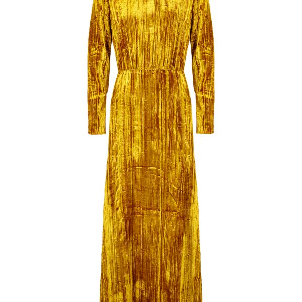 Hero HN STINE GOYA_Liv rust velvet maxi dress_£345.00