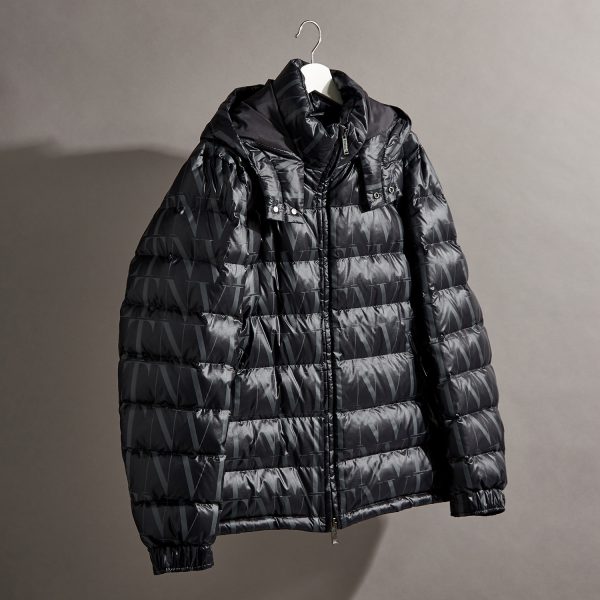 VALENTINO_VLTN Times printed quilted shell jacket_£1,550